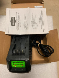 GREENWORKS 24V Lithium Rapid Charger *** Brand NEW