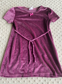 4t purple velvet dress 