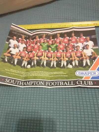 Lovely 1986-1987 Southampton Saints FC team pic, View more