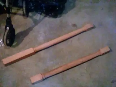 Red oak spindles, View more