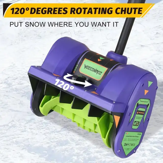 20V Lithium-Ion Cordless Electric Snow Shovel, 12 inch Snow Blow in Outdoor Tools & Storage in Kitchener / Waterloo - Image 5