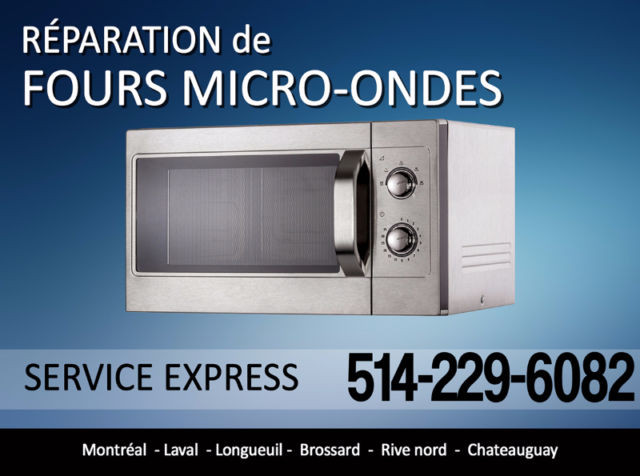 Réparation rapide sur vos fours à micro-ondes dans Fours à micro-ondes et cuiseurs  à Longueuil/Rive Sud