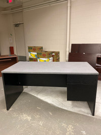 Black desk granite top