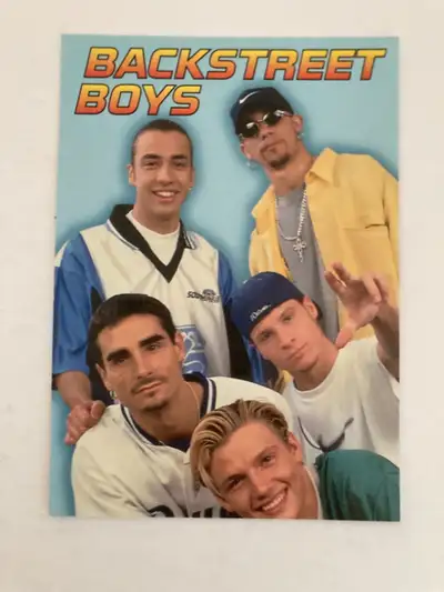 Vintage Backstreet Boys Postcard by Heroes 4x6 " England, View more