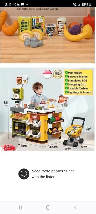 Brand New Super Market toy(kitchener Doon), View more