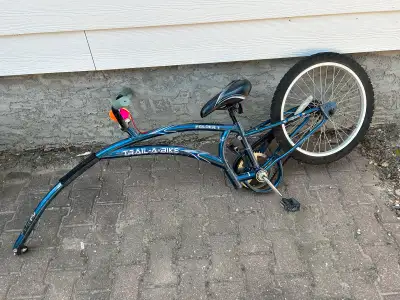 Hooks up to adult bike - $50 obo