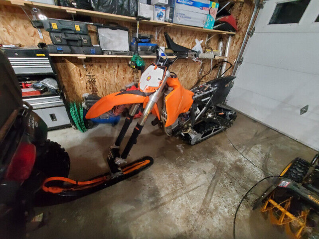 KTM 450(500) EXC Radix snow bike! 6 speed, electric start in Dirt Bikes & Motocross in Swift Current - Image 2