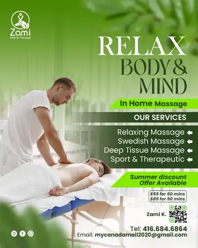 In home massage , View more