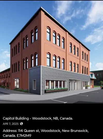 Welcome to Woodstock town, New Brunswick Welcome to Capitol Building – one of the largest room renta...
