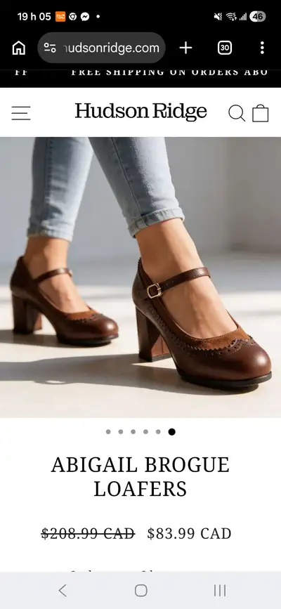 Hudson Ridge Abigail Brogue Loafers, View more