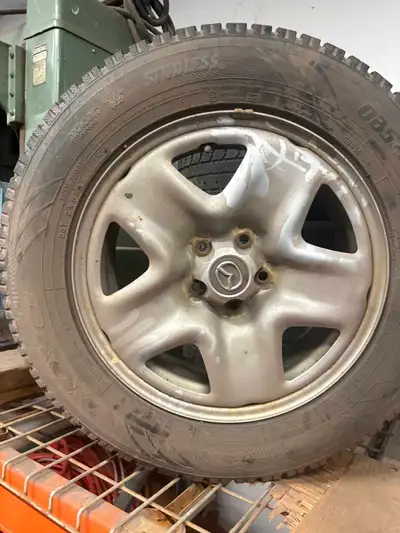 No longer needed, Mazda Cx-5 winter tires with rims. Size /model description in the pictures, set of...