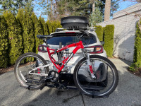 2 Bike hitch mounted carrier 