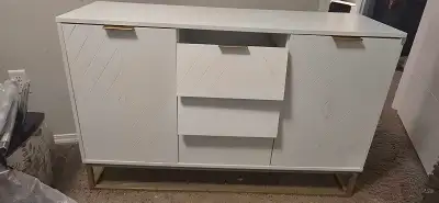 Used White Sideboard Cabinet Some defect , View more
