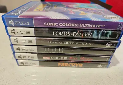 ps5 games- new sealed, View more