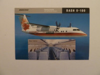Carte Avion Boeing Canada De Havilland Dash 8-100