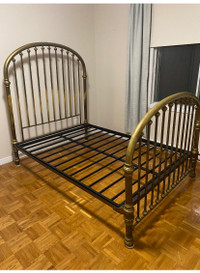 Antique Brass Bed - Double