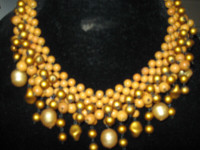 1960's Wood Bead Necklace