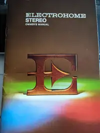 Classic "ELECTROHOME STEREO" ... 70'S Vintage!  Loaded!