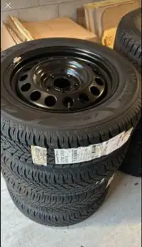 205/65r16 95T Goodyear Ultragrip winter tires OEM 5x115 Malibu