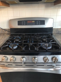 Gas stove with Double oven