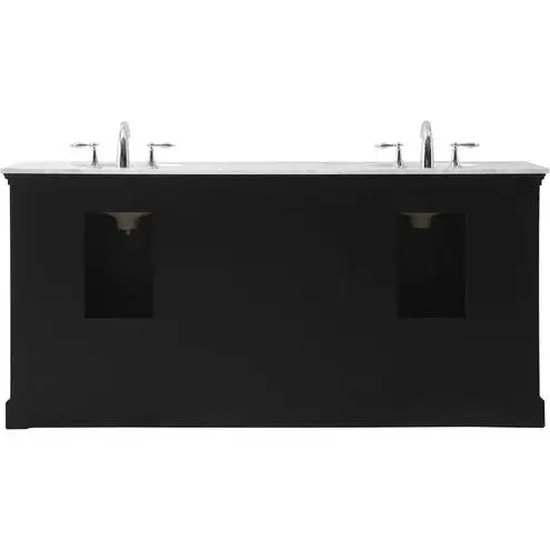 72” Double Vanity – Solid Wood + Carrara Marble Top (Brand New) in Cabinets & Countertops in Oakville / Halton Region - Image 8