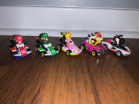 5 Hot Wheels Mario Kart Exclusive Die Cast Mattel Cars 1/64