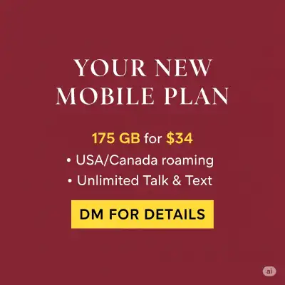 Bring Your Own Phone and Get 175GB for $34, View more