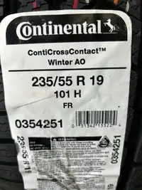 4 Brand New Continental Conti Cross Contact Winter 235/55R19