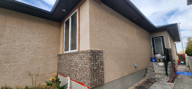 Houses and Parging Stucco Foundation repair in Brick, Masonry & Concrete in Regina