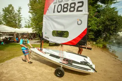 O'Pen Skiff Sailboat (Formerly "Bic" O'Pen Skiff). Great fun for junior sailors (max crew weight 200...