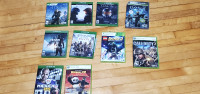 XBOX One and XBOX360 games