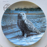 Collector Plate - The Snowy Owl
