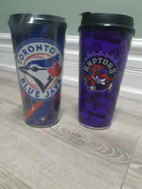 Raptors Blue Jay's cups $10 for both
