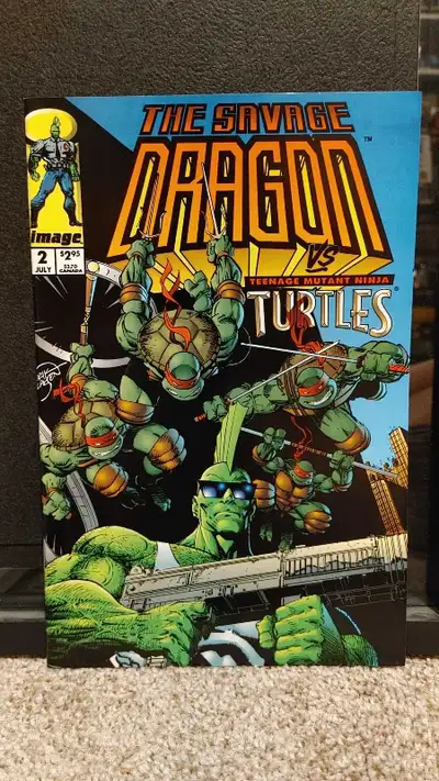 The Savage Dragon #2 (With TMNT) July 1993, Image Comics, View more