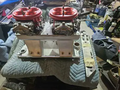 B.B.C Dart aluminum Tunnel Ram Drilled & Taped for N.O.S system N.O.S lines & silonoids, assorted je...