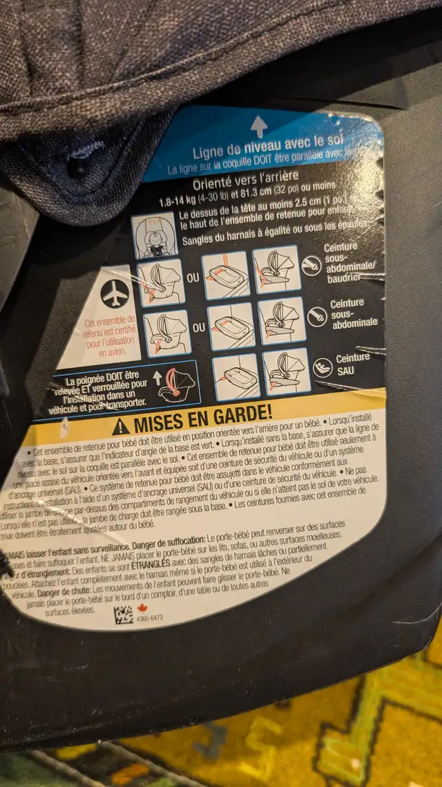 Maxi-Cosi Mico Max Plus Infant Car Seat in Strollers, Carriers & Car Seats in City of Toronto - Image 7