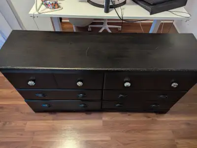 Black Wooden Dresser, View more