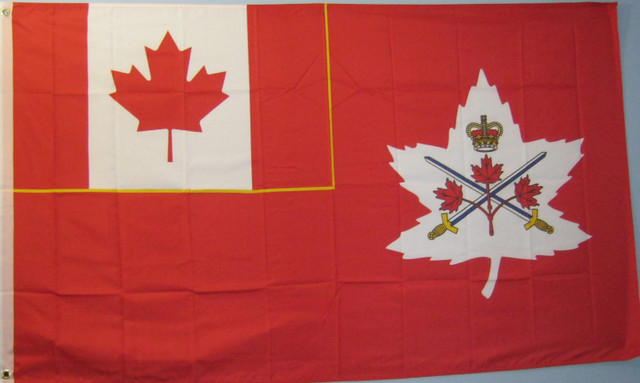 Canadian Army Flag w/header and brass Grommets - 3' x 5' - New in Arts & Collectibles in Chatham-Kent