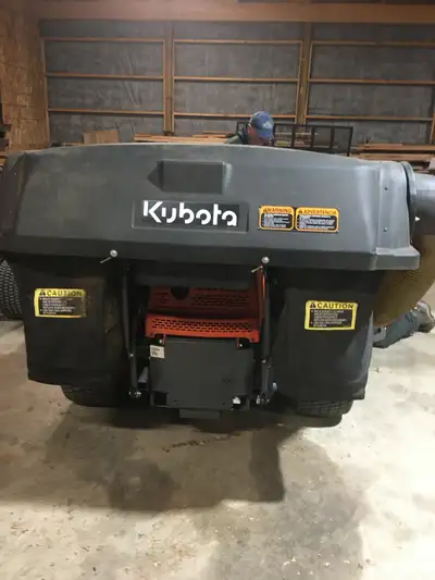 grass catcher for a Kubota zero turn lawnmower , View more