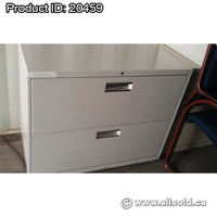 Metal 2 & 3 Drawer Lateral File Cabinets, $200 to $300 each