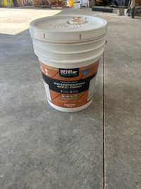 Behr Clear waterproofing wood finish 