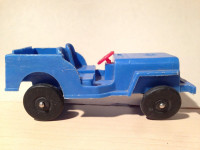 Vintage plastic Willy Jeep toy car
