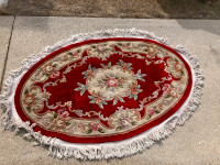 Hand made real wool rug