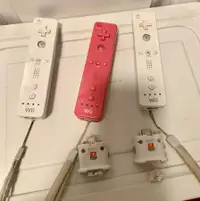 Nintendo Wii Controllers And Motion Plus Adapters