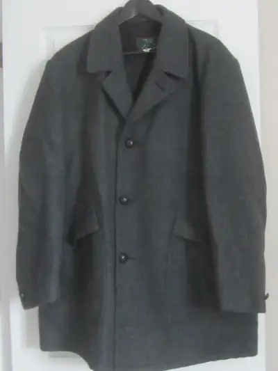 Men's Wool Coat / Jacket - Size Large, View more