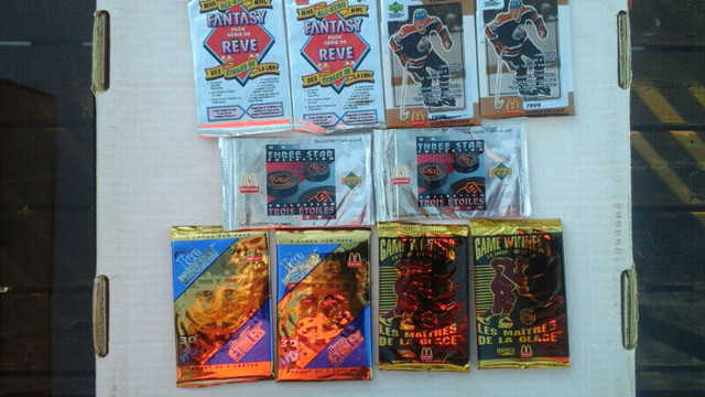 Lot Of 10 Sealed Packs Of McDonalds Hockey Cards (Various Years) in Arts & Collectibles in Bedford - Image 2