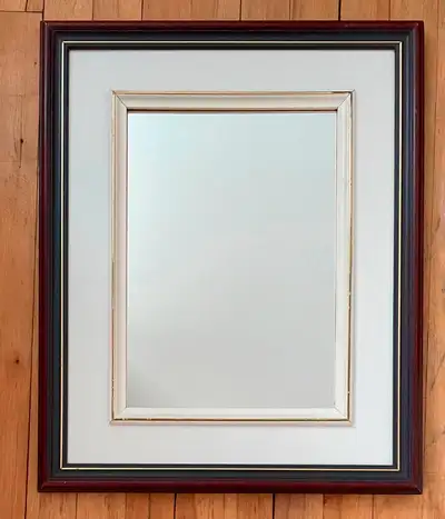 Miroir, cadre 17.5 x 53. 3 cm