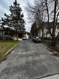 A large and spacious driveway