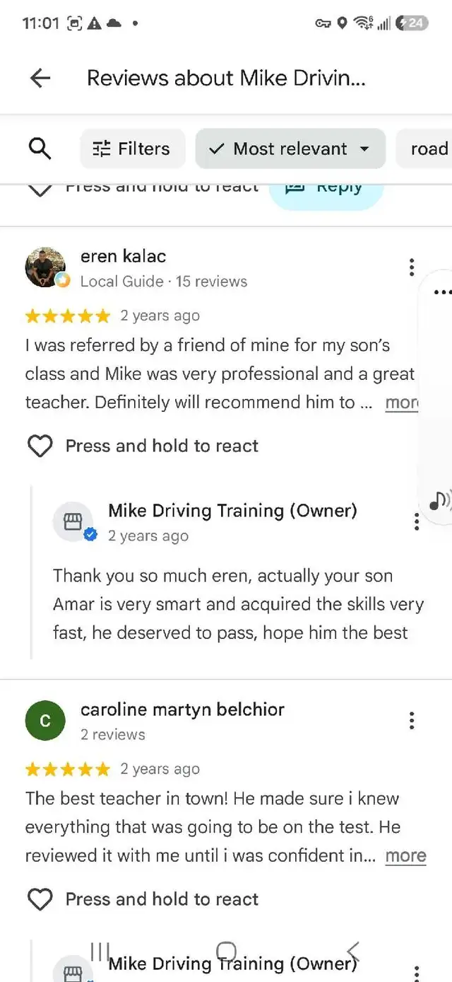 MIKE DRIVING TRAINING529839823342151683