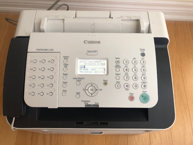 Canon FaxPhone L100, Monochrome Laser All-in-One Printer in Printers, Scanners & Fax in Markham / York Region - Image 3